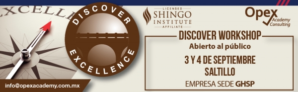 DISCOVER WORKSHOP 3 Y 4 DE SEPTIEMBRE SALTILLO